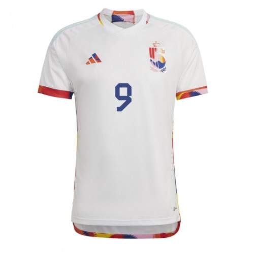 Belgium Romelu Lukaku #9 Replica Away Shirt World Cup 2022 Short Sleeve